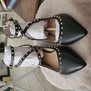 Jlo studded flats size 8